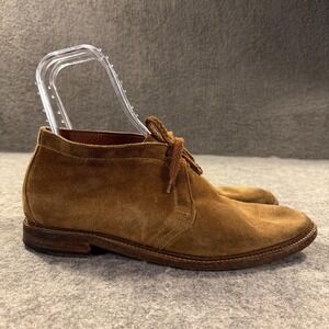 Alden 1493 Chukka Boots Mens 11 C/E Brown Suede Leather Ankle Unlined Snuff Flex